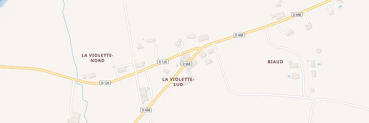 Plan du 4 La Violette Sud à Roquebrune