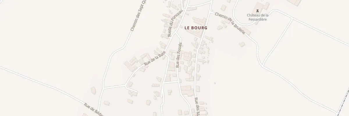 Plan du 2 Rue des Fossés à Turquant