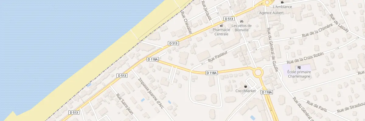 Plan du 5 Rue Maurice Allaire à Blonville-sur-Mer