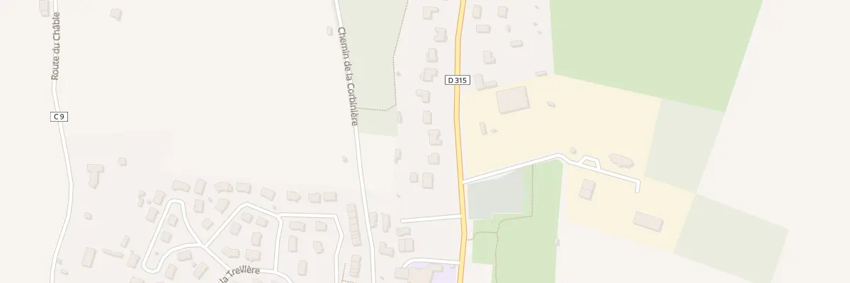 Plan du 17 Rte de St Germain du Corbeis à Héloup