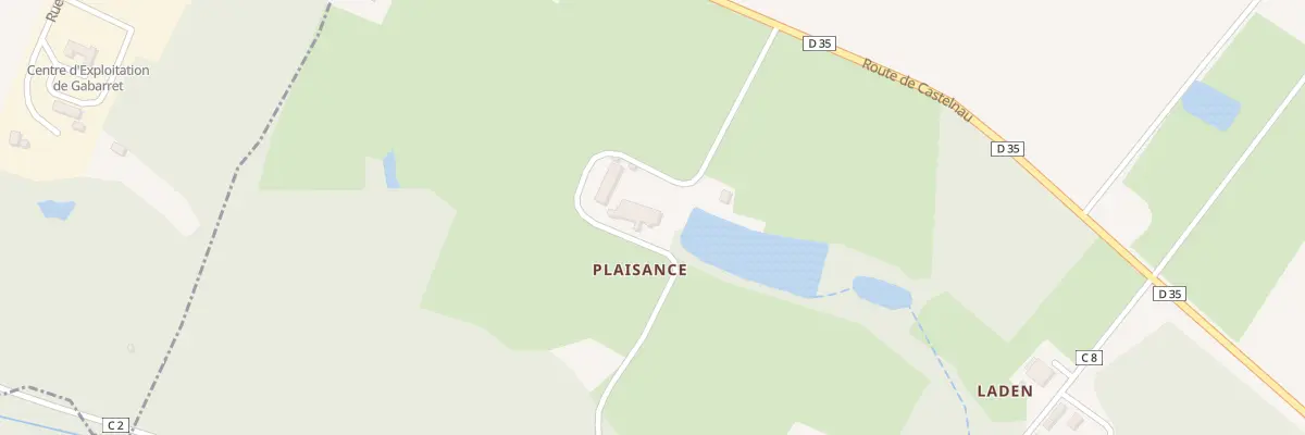 Plan du 93 Plaisance à Escalans