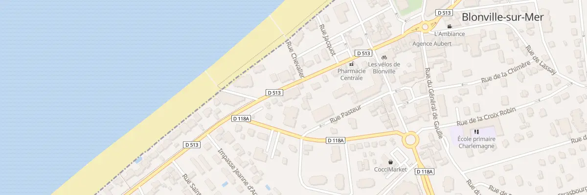Plan du 59 Av Michel d’Ornano à Blonville-sur-Mer