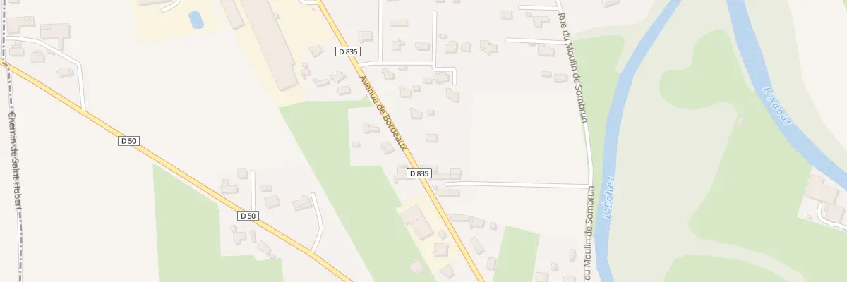 Plan du 580 Av de Bordeaux à Maubourguet