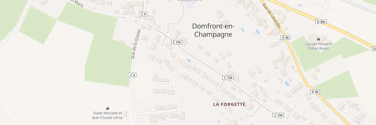 Plan du 48 Rue des Ifs à Domfront-en-Champagne