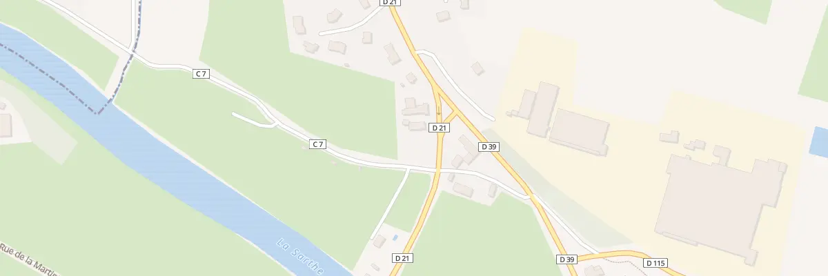 Plan du 2 Rte des Rochers à Saint-Aubin-de-Locquenay