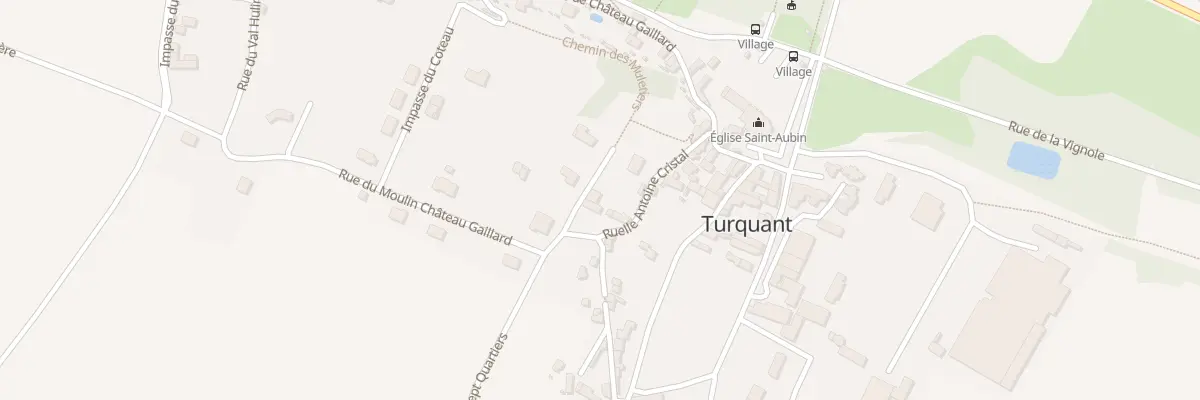 Plan du 2 Che des Muletiers à Turquant
