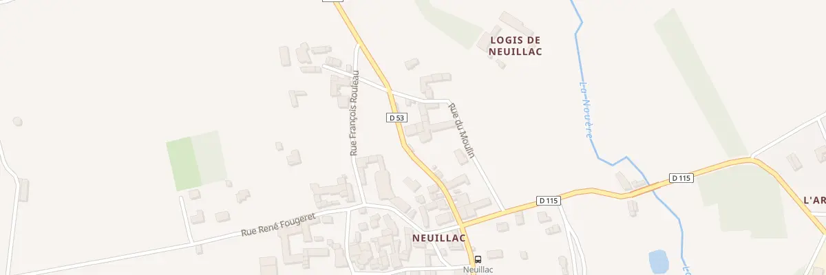Plan du 5133 Neuillac à Asnières-sur-Nouère