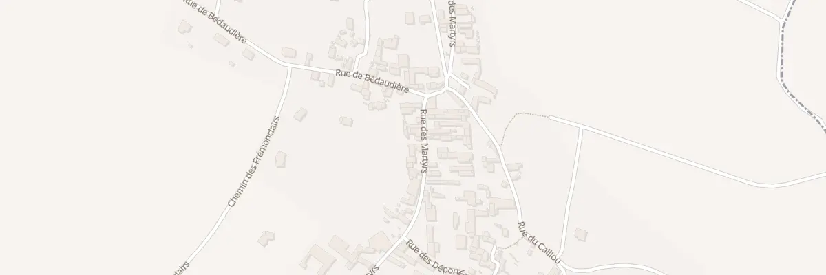 Plan du 38 Rue des Martyrs à Turquant