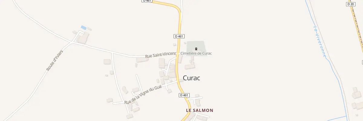 Plan du 5004 Sous l’Eglise à Curac
