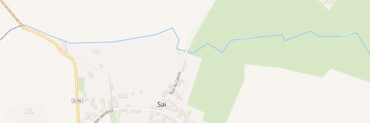 Plan du 7 Rue du Lavoir à Sai