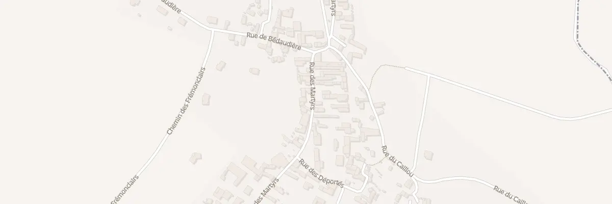 Plan du 40 Rue des Martyrs à Turquant