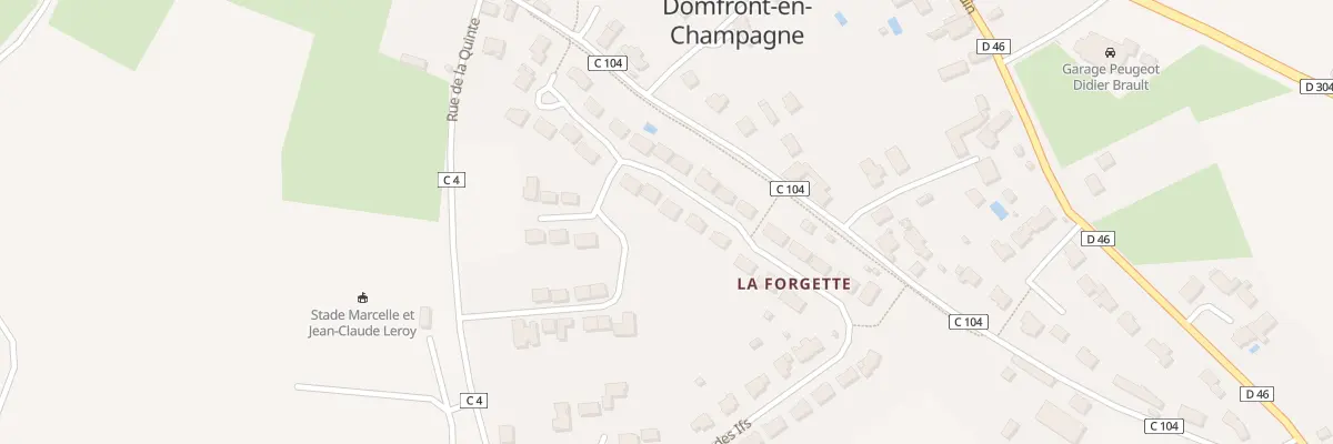 Plan du 21 Rue des Ifs à Domfront-en-Champagne