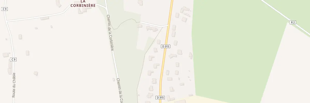 Plan du 35 Rte de St Germain du Corbeis à Héloup