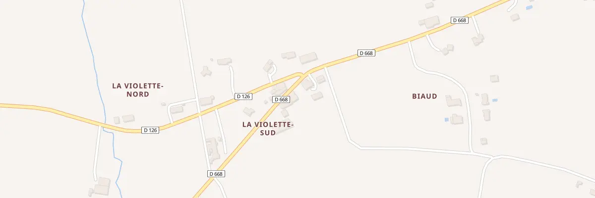Plan du 9 La Violette Sud à Roquebrune