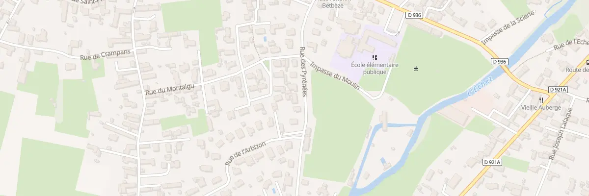 Plan du 12 Rue des Pyrénées à Juillan