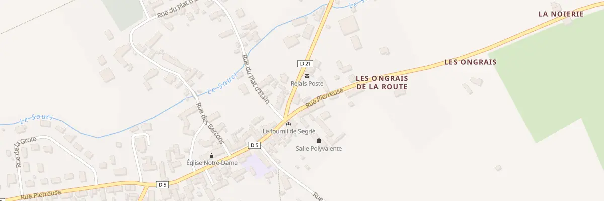Plan du 1 Rue de la Gare à Ségrie