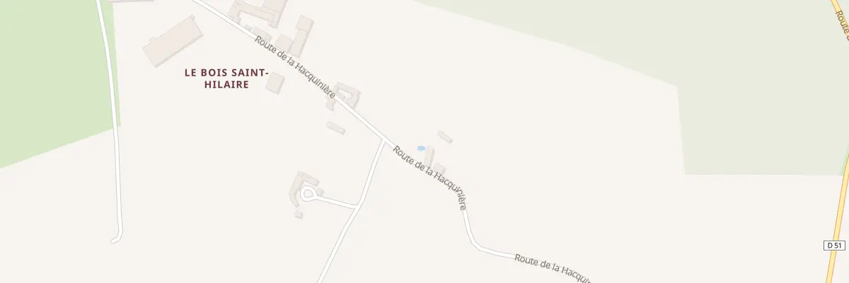Plan du 2 Rte de la Hacquinière aux Trois-Moutiers