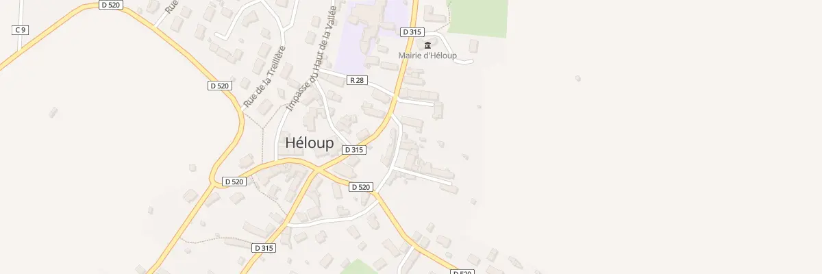 Plan du 3 Chem de l’Ancienne École à Héloup