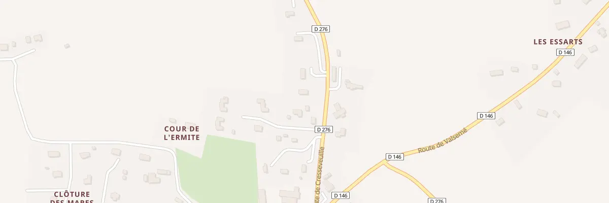 Plan du 159 Rte de Cresseveuille à Beaufour-Druval