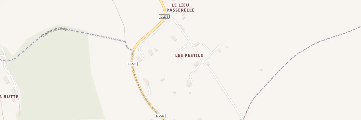 Plan du 5088 Les Pestils à Cresseveuille