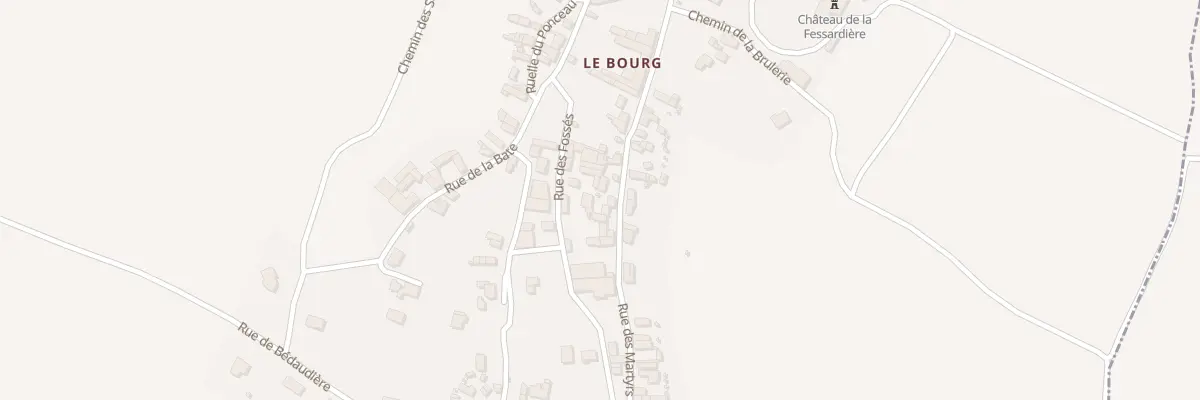 Plan du 18 Rue des Martyrs à Turquant