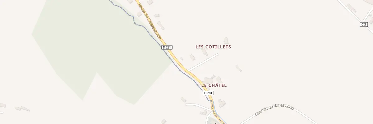 Plan du 5190 Les Cotillets à Amfreville