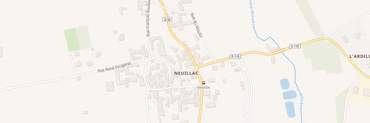 Plan du 5145 Neuillac à Asnières-sur-Nouère