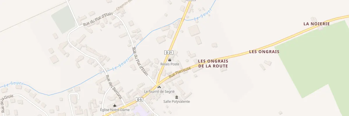 Plan du 5 Rue de la Gare à Ségrie