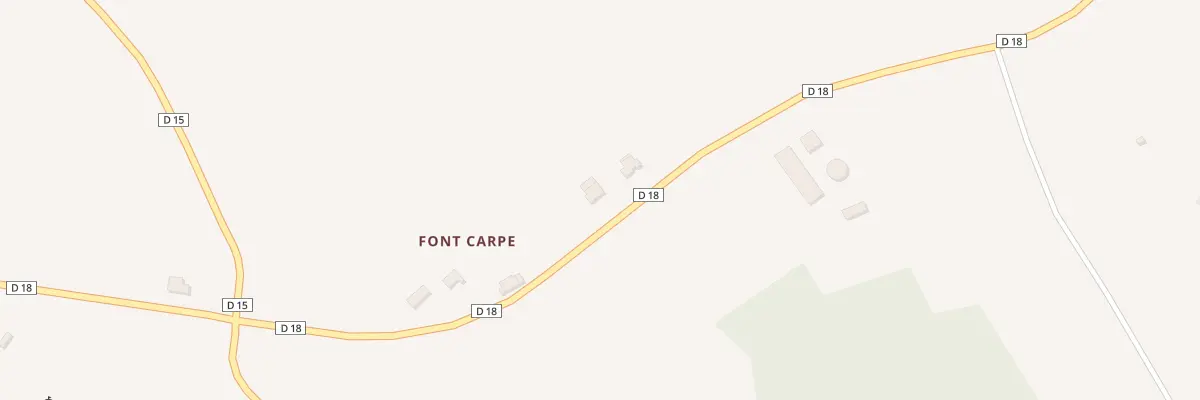 Plan du 148 Font Carpe à Sainte-Radegonde