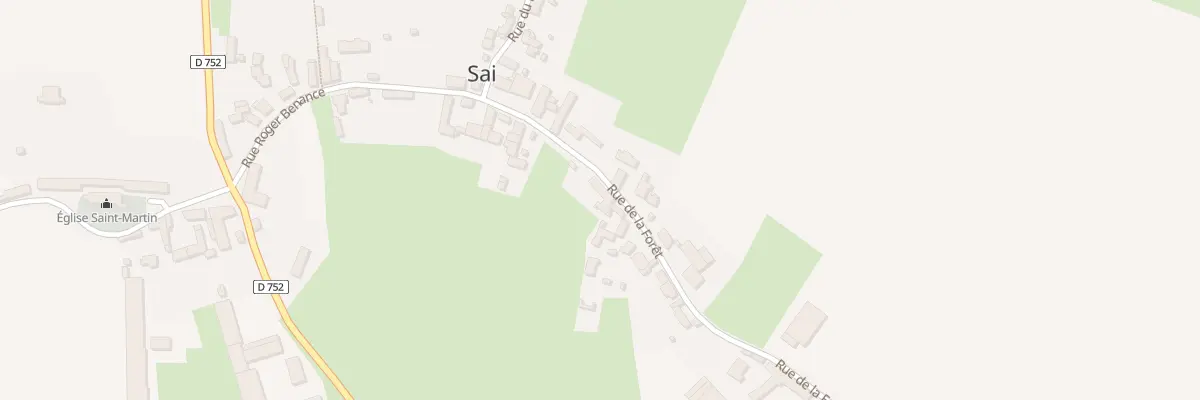 Plan du 13 Rue de la Forêt à Sai