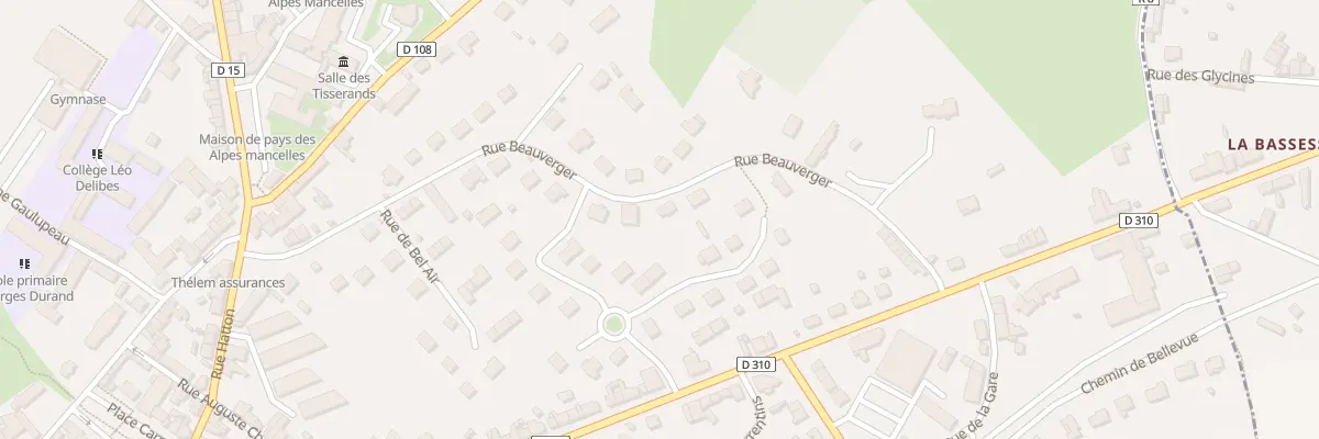 Plan du 26 Rue Beauverger à Fresnay-sur-Sarthe