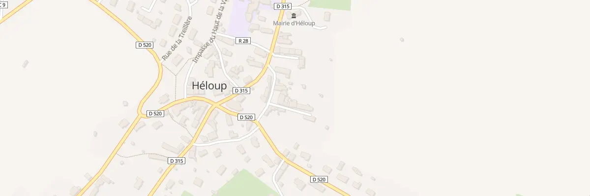 Plan du 1 Imp du Champ de la Fosse à Héloup