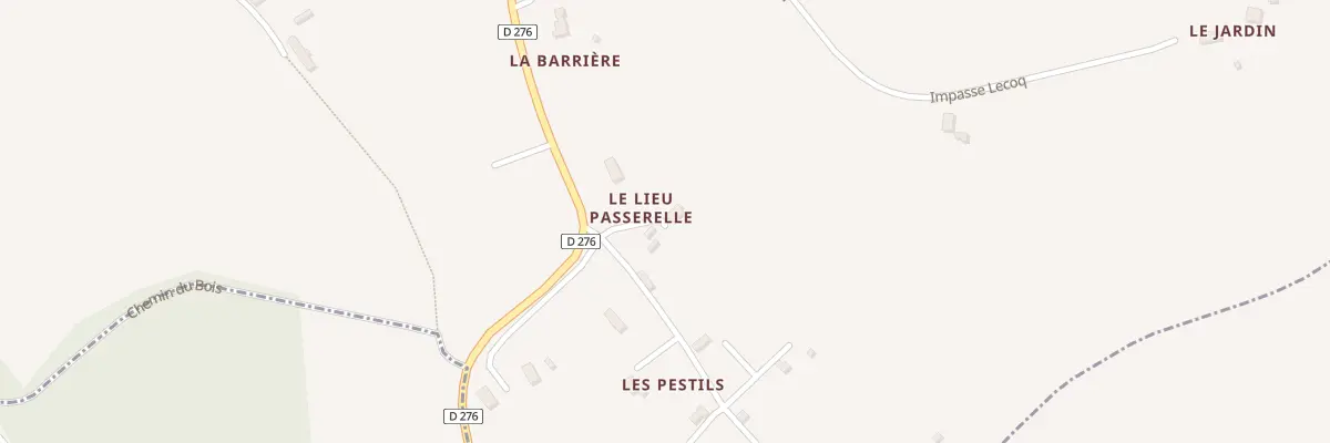 Plan du 5024 Le Lieu Passerelle à Cresseveuille
