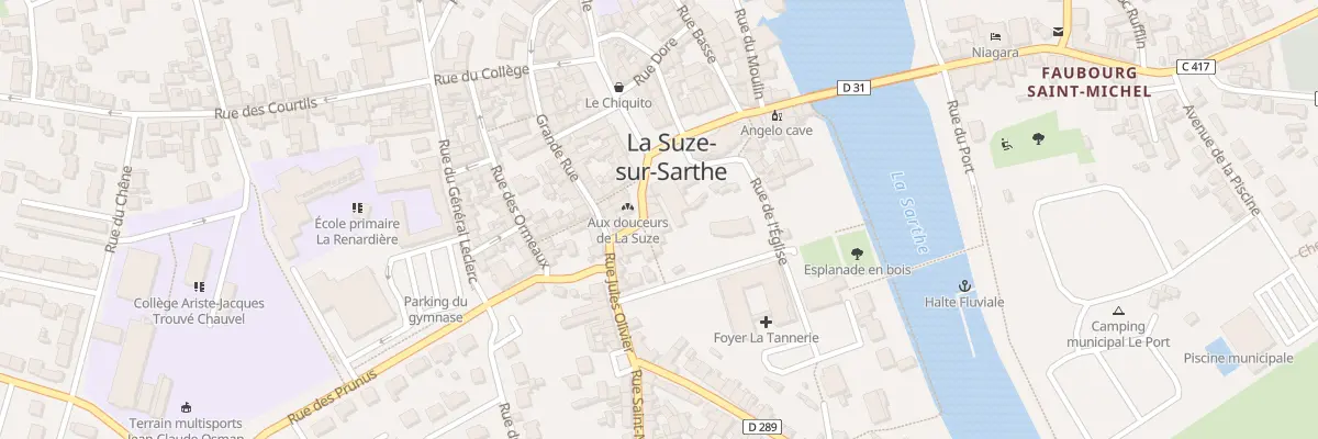Plan du 5 Rue Jean-Jacques Rousseau à La Suze-sur-Sarthe