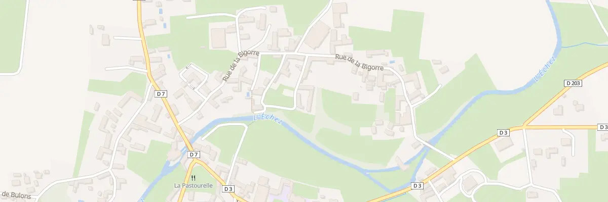Plan du 6 Rue de la Passerelle à Bénac