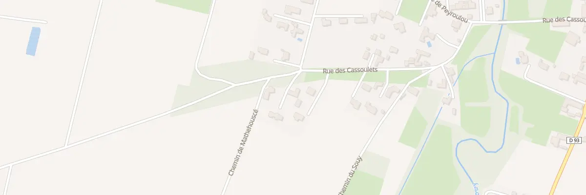 Plan du 5317 Imp du Lac Bleu à Oursbelille
