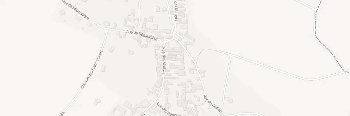 Plan du 33 Rue des Martyrs à Turquant