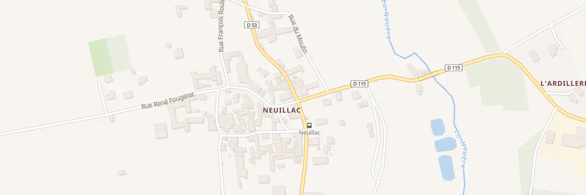 Plan du 5147 Neuillac à Asnières-sur-Nouère