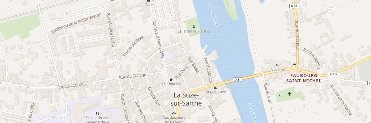 Plan du 9 Rue Basse à La Suze-sur-Sarthe