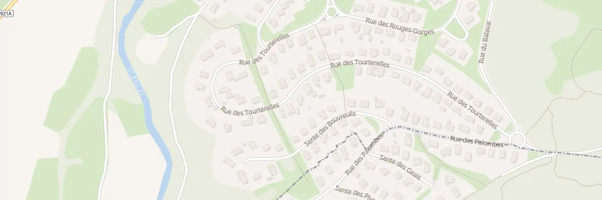 Plan du 68 Rue des Tourterelles à Juillan