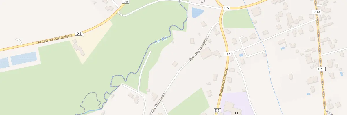 Plan du 8 Rue des Templiers à Coteaux-du-Blanzacais