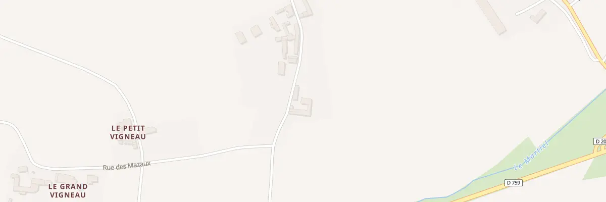 Plan du 2 Rue de l’Ormeau Pierre à Mouterre-Silly