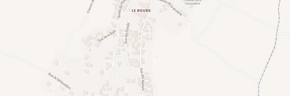 Plan du 19 Rue des Martyrs à Turquant