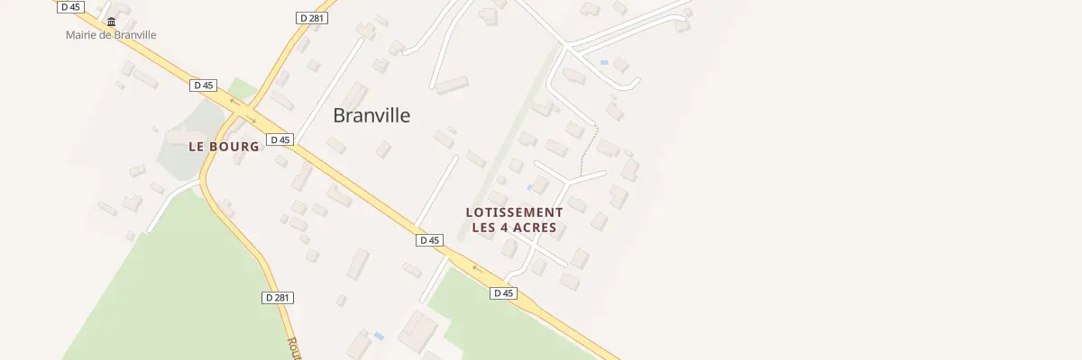 Plan du 109 Imp des Grands Champs à Branville