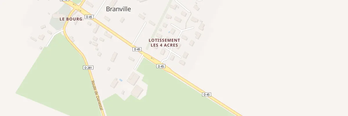 Plan du 46 Imp des Grands Champs à Branville