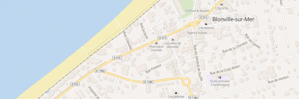 Plan du 53 Av Michel d’Ornano à Blonville-sur-Mer