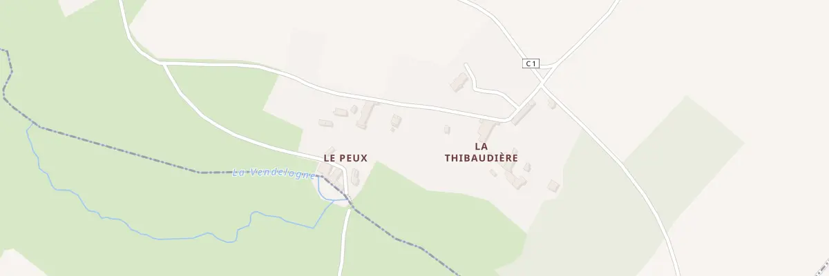 Plan du 5 La Thibaudiere à Chalandray