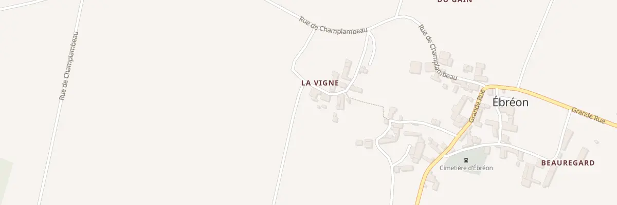 Plan du 15 Rue du Vigné à Ébréon