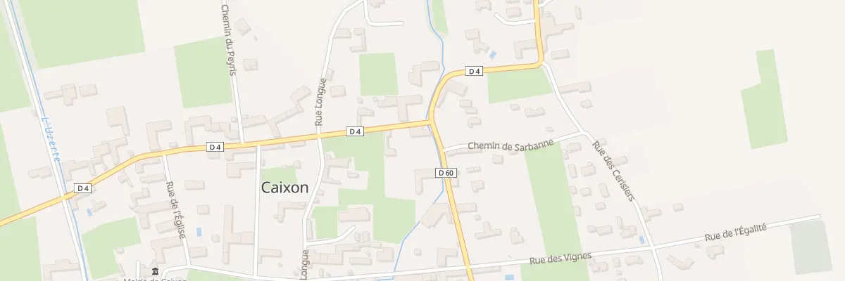 Plan du 1 Rue du Pont du Lys à Caixon