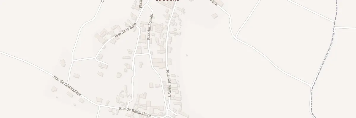 Plan du 21 Rue des Martyrs à Turquant